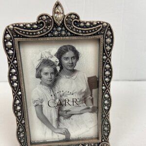 NWOT Carr Tabletop Picture Frame- Rhinestone Marcasite